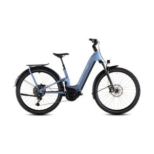 Bicicleta Electrica Cube KATHMANDU HYBRID ONE11 HPC SLT 800 EASY ENTRY, Glintsand OATGREY, 2026 – 28"