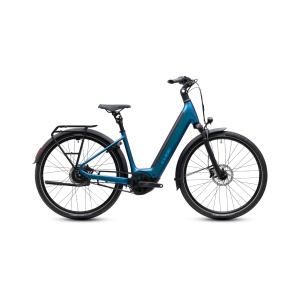 Bicicleta Electrica Cube Supreme, Hybrid Deluxe PRO 600 Easy Entry, Nebula Blue 2027 - 26"/28"