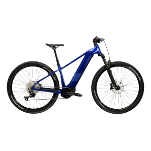 Bicicleta electrica Kross Influx Hyb 4.0 800 27,5" albastru/light blue lucios