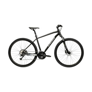 Bicicleta Kross Evado 4.0 black/silver glossy