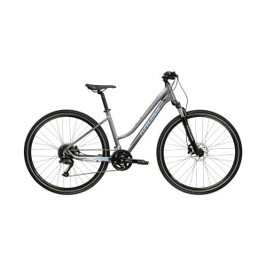 Bicicleta Kross Evado 5.0 grey/blue glossy