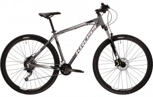 Bicicleta Kross Hexagon 7.0M, Roti 29 Inch, Marimea L ( 21 Inch ), Culoare Graphite White Black