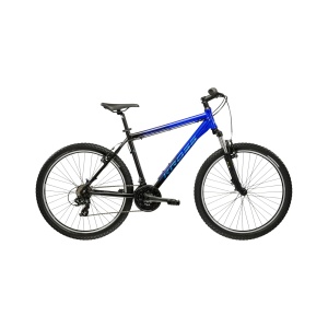 Bicicleta Kross Hexagon X100 blue/navy blue glossy