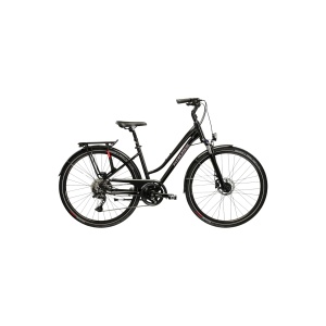 Bicicleta Kross TRANS 7.0, Black / PINK GLOSSY, 2026, M – 28"