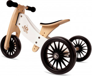 Bicicleta/Tricicleta copii 2 in 1 Kinderfeets Tiny Tot Plus White