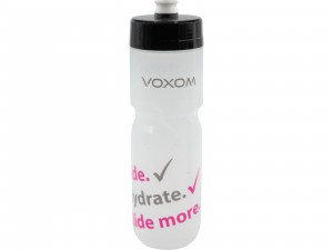 Bidon F6, 800ml transparent-alb