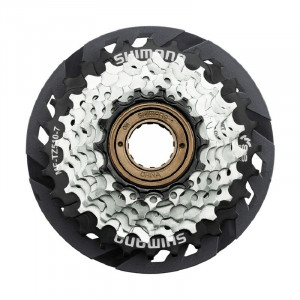 Bloc de pinioane pe filet Shimano MF-TZ510-7, 7 VIT., 14-16-18-20-22-24-28T, cu protectie spite