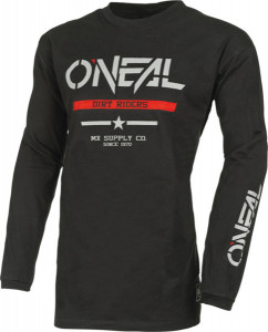 Bluza O'NEAL ELEMENT Cotton SQUADRON Black/Gray