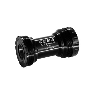 Butuc pedalier CEMA T47A pentru PRAXIS M30, rulmenți ceramici (28–30 mm)