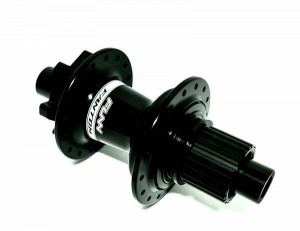 Butuc spate Funn Fantom, aluminiu, 32H, ax 12mm, 142mm, frana disc (6suruburi) caseta Shimano Micro Spline, negru, AM