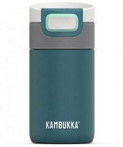 Passe-thé Kambukka Snapclean® - Noir, Taille S, Acier Inoxydable Et PP