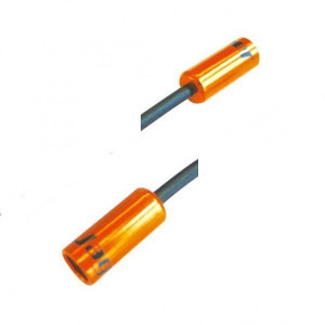 Cap bowden frana cu capat iesire plastic(10mm) Jagwire al, portocaliu diametru 5mm