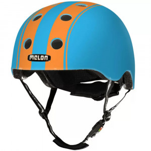 Casca ciclism Melon Double Orange Blue, albastru/portocaliu