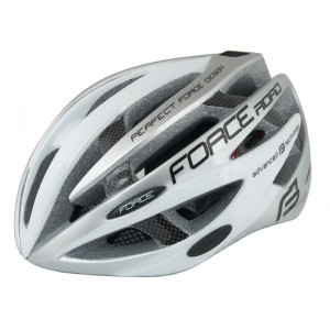 Casca FORCE ROAD Alb/gri