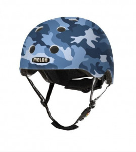 Casca Melon Camouflage G081M-XL, 12 canale de admisie a aerului, albastru