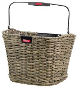 Cos bicicleta KLICKfix Structura reed/ 34x25x27cm,braided,fata 16l