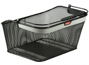 Cos portbagaj Klickfix Citymax Refl. GTA 40X20X30CM , close-meshed, negru