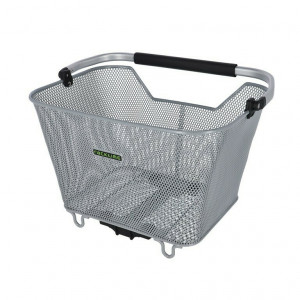 Cos portbagaj Racktime Baskit Deluxe 2.0 45X33X30 cm, SILVER, 23L, SNAPIT 2.0
