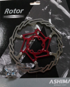 Disc Ashima Aro-18, 180mm, rosu