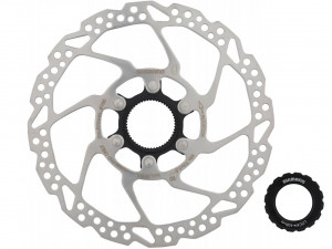 Disc frana Shimano SM-RT54 180mm center lock seratie externa pentru palcute resin