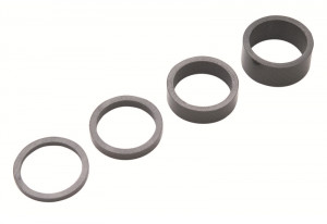 Distantiere carbon Pro 1-1/8 4 pcs 3mm/5mm/10mm/15mm