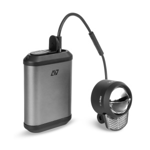 Far E-Bike Acid Front Light Pro-E 150 Powerbank Negru/Argintiu