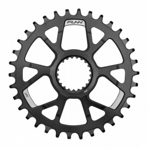 Foaie angrenaj Funn Solo DS Narrow-Wide, Alu.7075, 32T (12vit) direct mount Shimano M9100,M8100,M7100,M6100, neagra, AM