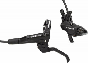 Frana pe disc Shimano BL-MT501(L) BR-MT520(F) J-KIT fara adaptor placute metal (fara aripioare) furtun SM-BH90-SS 1000mm negru