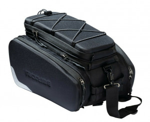 Geanta portbagaj cu adaptor inclus, Racktime, negru