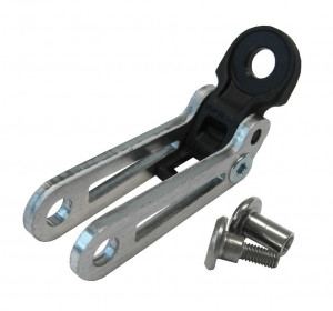 headlight mount alu b&m silver for fork mounting