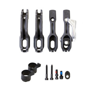 HSi adapter complete for one brake, black (PU = 1 piece)