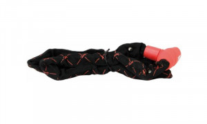 Incuietoare cu lant Contec Neoloc 5mm*100cm - cu cheie Rosu