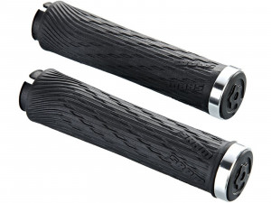 Mansoane cu Lock-On pentru XX1 Grip Shift 100mm si 122mm cu colier argintiu si dopuri