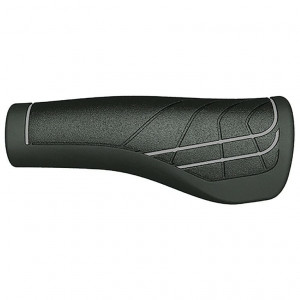 Mansoane Herrmans Line 124/90mm, 22mm, black/grey, pereche