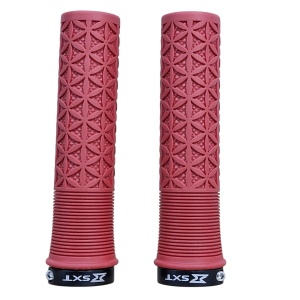 Mansoane MTB SXT ZN-047 - 130 mm, Lock-On, Rosu California