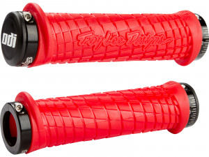 Mansoane ODI MTB Troy Lee Designs Lock-On, 130 mm, rosii