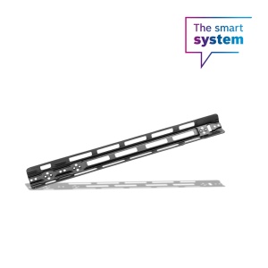 Mounting Rail With Edge Protection For Powertube 625 Vertical, Axial (BBP376Y)