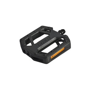 MTB pedal Ergotec EP-M black, 9/16", 103x100mm, w. reflectors