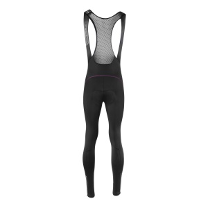 Pantaloni cu bretele si bazon FORCE Bright, Negri