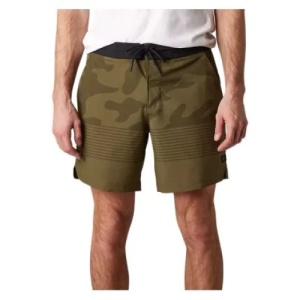 Pantaloni scurti FOX Essex Volley Camo, Verde Olive