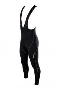 Pantaloni Shimano performance premium WFG cu bretele cu bazon negru/negru