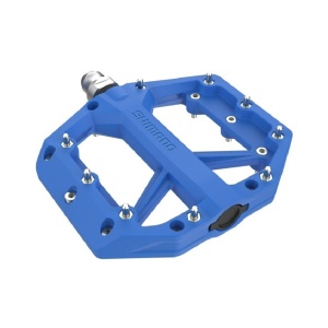 Pedale SHIMANO PD-GR400, Fara Catadioptrii, Albastru, Ambalat Ind.