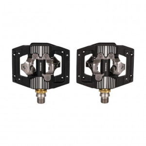 Pedale Shimano Saint PD-M821, SPD, fara catadioptrii, cu placute SM-SH51