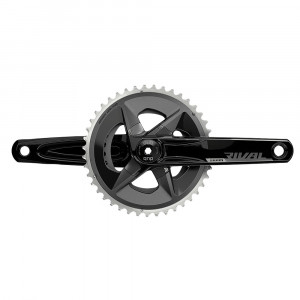Pedalier CS SramRival D1 DUB Wide 175mm 47.5mm W/O DUB BEAR., BL, ALU, 43-30T., 12V, 94BC