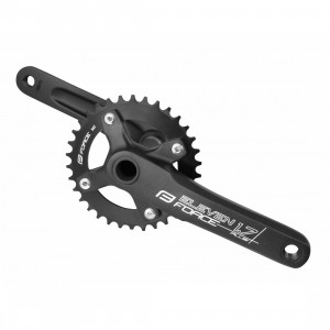 Pedalier Force Eleven 1.7+ 34T 175mm Al Black Monobloc inclus