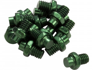 Pini pentru pedale REVERSE Escape green, 16 buc
