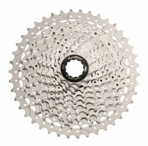 Pinioane Sunrace CSMS3 TAZ, pe caseta, 11-46T, 10 vit, argintii/negru, AM