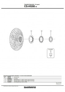 Pinion Shimano CS-HG50-10 11t pt. BK-GROUP