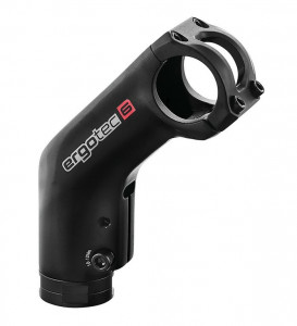 Pipa A-Head Ergotec High Barracuda alum., black, 1 1/8", ? 31.8mm.90mm.45°