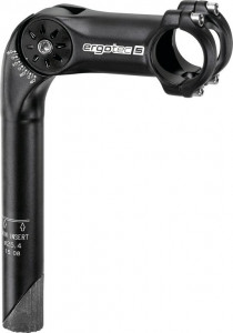 Pipa Ergotec Octopus XL SL 180mm/100mm Aluminiu, black,1 1/8", 25,4mm